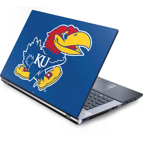 University of Kansas Jayhawks Mascot Outline Generic Laptop Skin