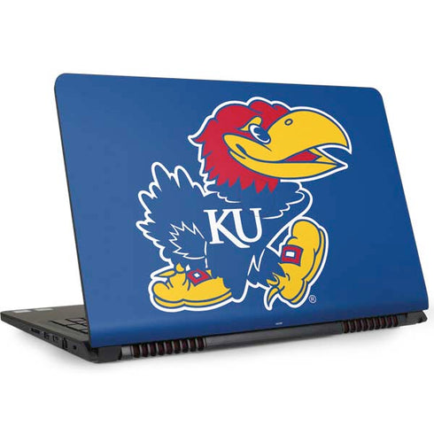 University of Kansas Jayhawks Mascot Outline Dell Inspiron Skin