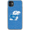 University of Kansas Jayhawks Mascot Outline iPhone 11 Clear Case