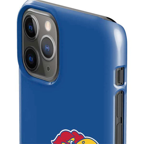 University of Kansas Jayhawks Mascot Outline iPhone 11 Pro Lite Case