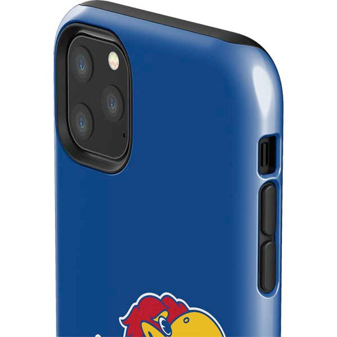 University of Kansas Jayhawks Mascot Outline iPhone 11 Pro Max Impact Case