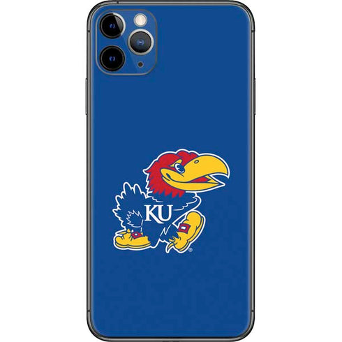 University of Kansas Jayhawks Mascot Outline iPhone 11 Pro Max Skin