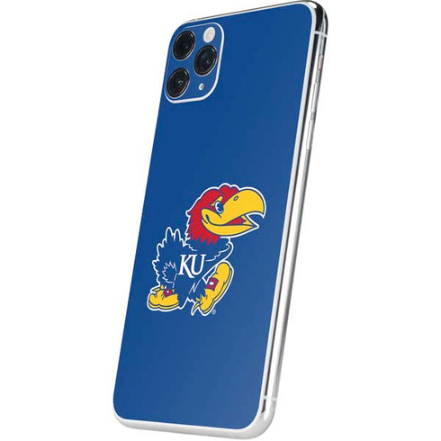 University of Kansas Jayhawks Mascot Outline iPhone 11 Pro Max Skin