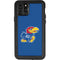 University of Kansas Jayhawks Mascot Outline iPhone 11 Pro Waterproof Case