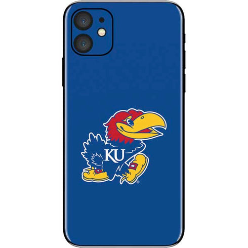 University of Kansas Jayhawks Mascot Outline iPhone 11 Skin