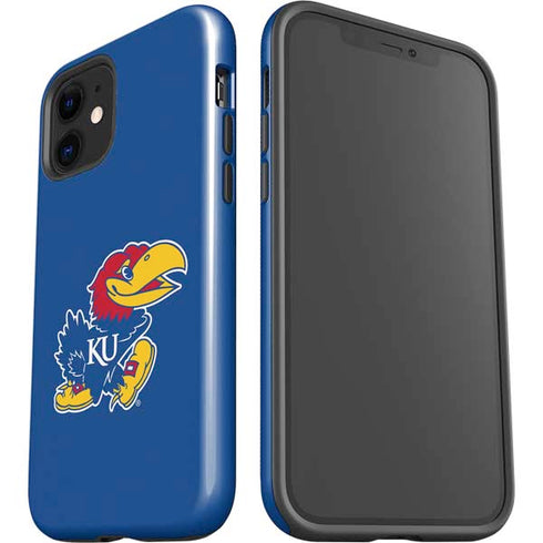 University of Kansas Jayhawks Mascot Outline iPhone 12 Impact Case