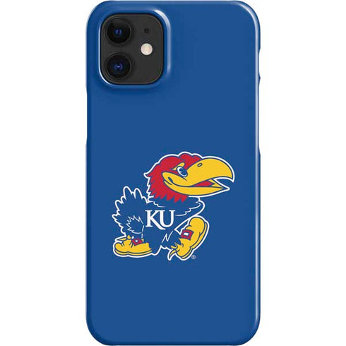 University of Kansas Jayhawks Mascot Outline iPhone 12 Mini Lite Case
