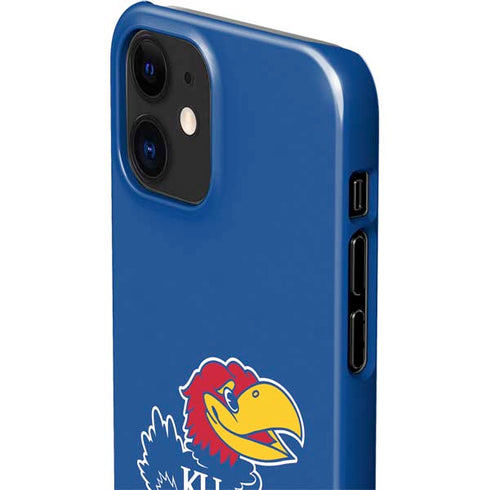 University of Kansas Jayhawks Mascot Outline iPhone 12 Mini Lite Case