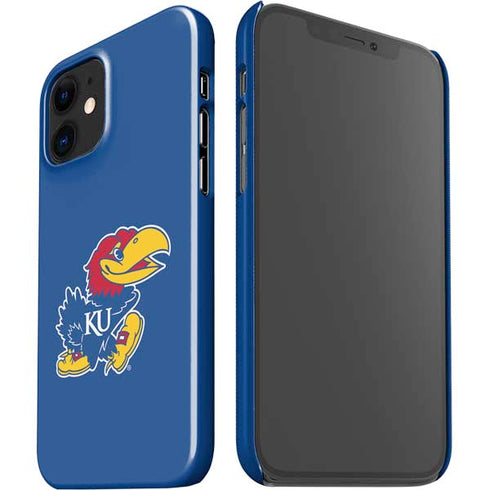 University of Kansas Jayhawks Mascot Outline iPhone 12 Mini Lite Case