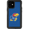 University of Kansas Jayhawks Mascot Outline iPhone 12 Mini Waterproof Case