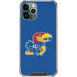 University of Kansas Jayhawks Mascot Outline iPhone 12 Pro Clear Case