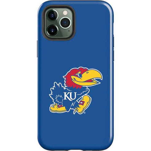 University of Kansas Jayhawks Mascot Outline iPhone 12 Pro Impact Case
