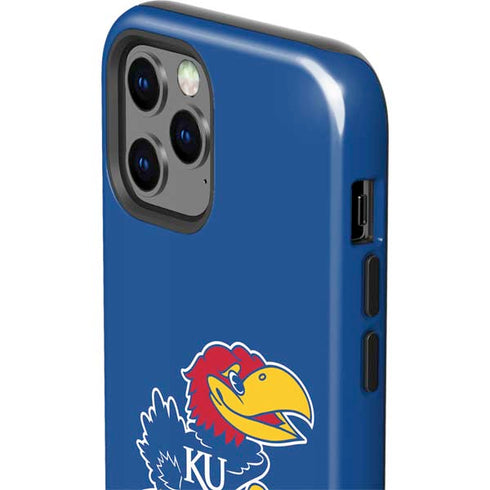 University of Kansas Jayhawks Mascot Outline iPhone 12 Pro Max Impact Case