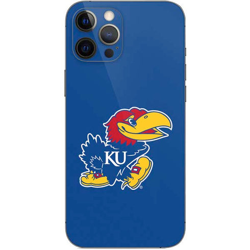 University of Kansas Jayhawks Mascot Outline iPhone 12 Pro Max Skin
