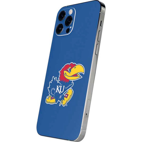 University of Kansas Jayhawks Mascot Outline iPhone 12 Pro Skin