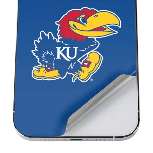 University of Kansas Jayhawks Mascot Outline iPhone 12 Pro Skin