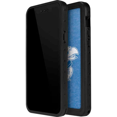 University of Kansas Jayhawks Mascot Outline iPhone 12 Pro Waterproof Case