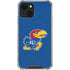 University of Kansas Jayhawks Mascot Outline iPhone 13 Clear Case