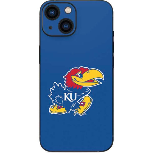 University of Kansas Jayhawks Mascot Outline iPhone 13 Mini Skin
