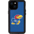 University of Kansas Jayhawks Mascot Outline iPhone 13 Mini Waterproof Case