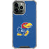 University of Kansas Jayhawks Mascot Outline iPhone 13 Pro Max Clear Case