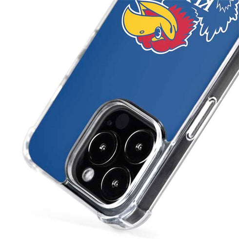 University of Kansas Jayhawks Mascot Outline iPhone 15 Pro Max MagSafe Case
