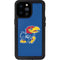 University of Kansas Jayhawks Mascot Outline iPhone 14 Pro Max Waterproof Case