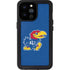 University of Kansas Jayhawks Mascot Outline iPhone 14 Pro Max Waterproof Case