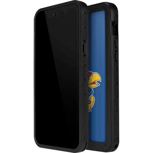 University of Kansas Jayhawks Mascot Outline iPhone 14 Pro Max Waterproof Case