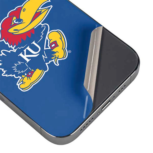 University of Kansas Jayhawks Mascot Outline iPhone 14 Pro Skin