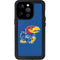 University of Kansas Jayhawks Mascot Outline iPhone 14 Pro Waterproof Case