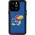 University of Kansas Jayhawks Mascot Outline iPhone 14 Pro Waterproof Case