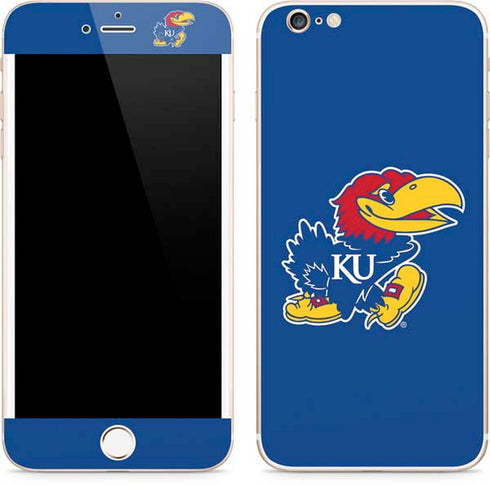 University of Kansas Jayhawks Mascot Outline iPhone 6/6s Plus Skin