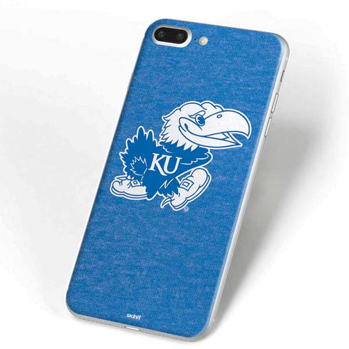 University of Kansas Jayhawks Mascot Outline iPhone 7 Plus Skin