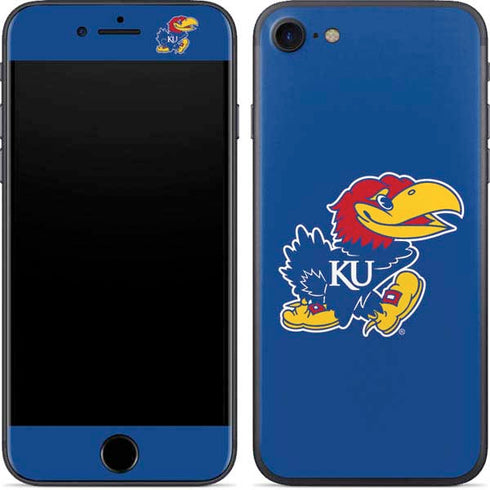 University of Kansas Jayhawks Mascot Outline iPhone 7 Skin