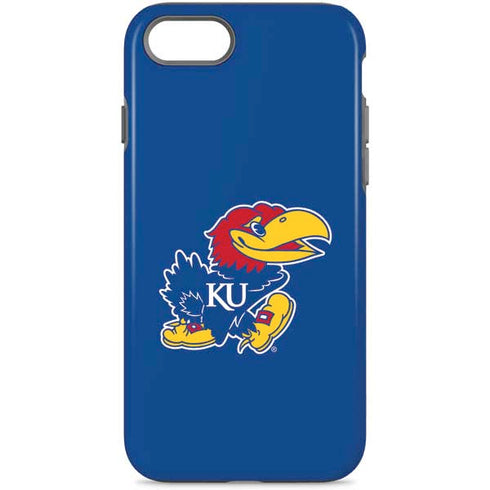 University of Kansas Jayhawks Mascot Outline iPhone 8 Pro Case