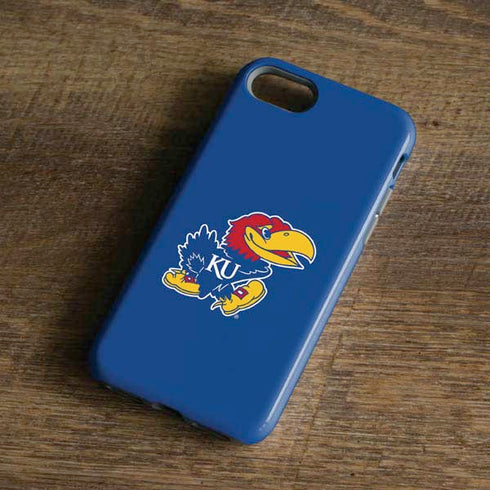 University of Kansas Jayhawks Mascot Outline iPhone 8 Pro Case