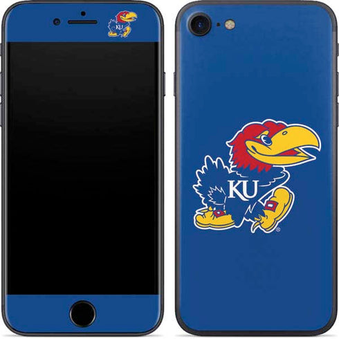 University of Kansas Jayhawks Mascot Outline iPhone 8 Skin