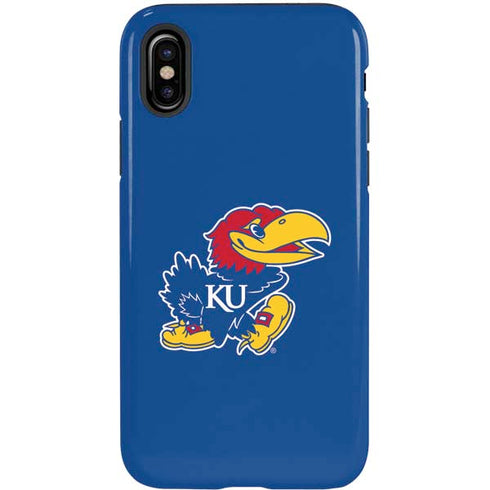 University of Kansas Jayhawks Mascot Outline iPhone X Pro Case