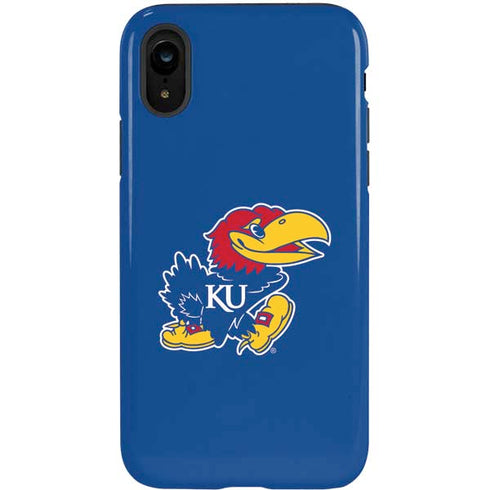 University of Kansas Jayhawks Mascot Outline iPhone XR Pro Case