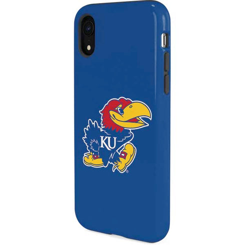 University of Kansas Jayhawks Mascot Outline iPhone XR Pro Case