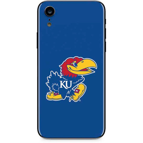 University of Kansas Jayhawks Mascot Outline iPhone XR Skin