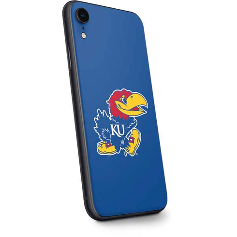 University of Kansas Jayhawks Mascot Outline iPhone XR Skin
