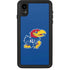 University of Kansas Jayhawks Mascot Outline iPhone XR Waterproof Case