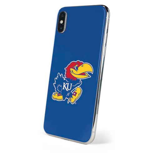 University of Kansas Jayhawks Mascot Outline iPhone XS Max Skin