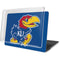 University of Kansas Jayhawks Mascot Outline MacBook Pro 15in (2016-19) Case plus Skin
