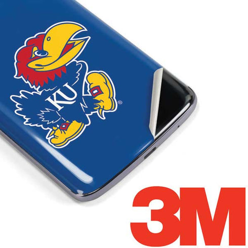 University of Kansas Jayhawks Mascot Outline Moto E5 Plus Skin