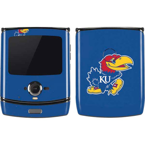 University of Kansas Jayhawks Mascot Outline Motorola RAZR Skin