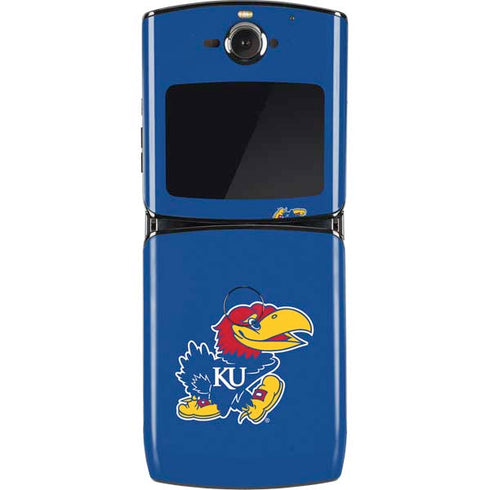 University of Kansas Jayhawks Mascot Outline Motorola RAZR Skin