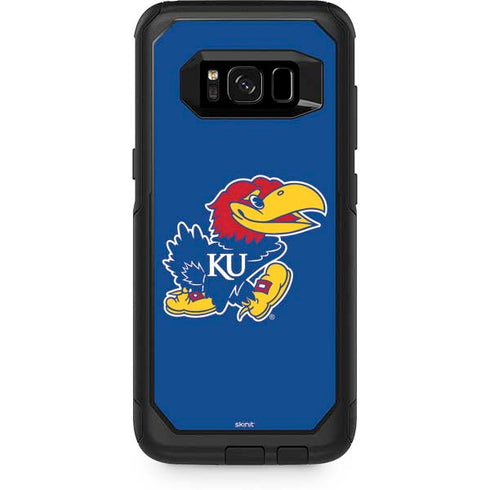 University of Kansas Jayhawks Mascot Outline Otterbox Commuter Galaxy Skin